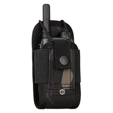 Imagem de CREATOR Bolsa de rádio tática Molle Bolsa para Walkie Talkies bidirecional, coldre para walkie talkies