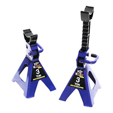 Imagem de K Tool International Par de suportes de macaco com capacidade de 3 toneladas, design de catraca KTI61202