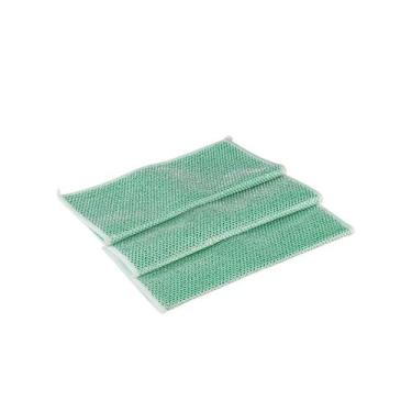 Imagem de Pano Multiuso Kit 3 Arame Metalico Limpeza Cozinha Fio de Prata - Comp