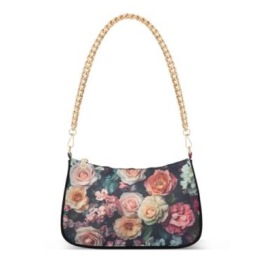 Imagem de CEBUGI Bolsas transversais femininas bolsa de ombro rosa bolsa clutch elegante com alça de corrente