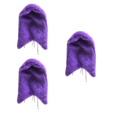 Imagem de Whtkoph Conjunto de 3 Peças de Cama de Canto para Pássaros, Manta Protetora para Pássaros, Cama de Canto em Lã, Cama Aquecida para Pássaros Como Calopsitas, P, Roxo