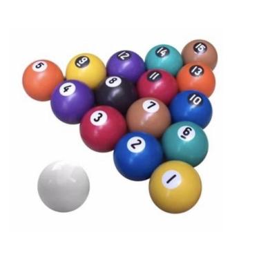 Imagem de Jogo de Bolas 54 mm Bilhar Sinuca Snooker - Bilhares Engers -