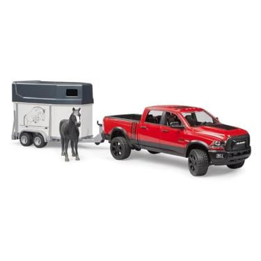 Imagem de Brinquedo Premium - Escala 1:16 - RAM - 2500 Power Wagon com Reboque e 1 Cavalo
