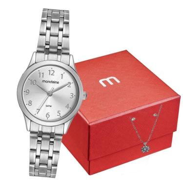 Imagem de Relógio Feminino Mondaine Analógio Prata 32608L0MKNE2-Feminino