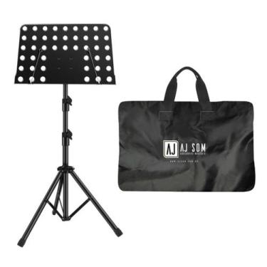 Imagem de Suporte Estante Partitura Metal Maestro Reforçada 41x27 cm - Aj Som  A
