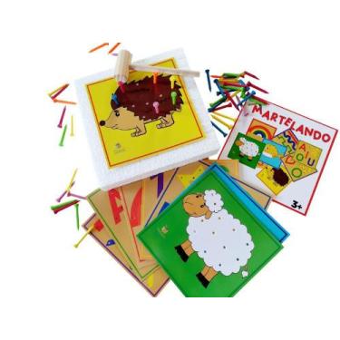 Imagem de Brinquedo Educativo Martelando - Materiais para Brincar