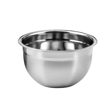 Imagem de Tigela Profissional Multiuso em Aço Inox, 18cm, para Cozinha,Ideal para Cozinhar, Servir e Conservar Alimentos,Bacia Para Uso CulinárioDoméstico,Recipientes para Misturar, Potes e Tigelas de Servir