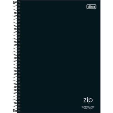 Imagem de Caderno ZIP ESPIRAL Quadriculado Univ 1x1 cm 80F - Tilibra