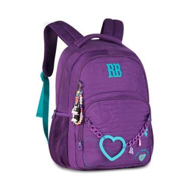 Imagem de Mochila de Costas Rebecca Bonbon Heart Beats RB27010 Soft Juvenil Gran