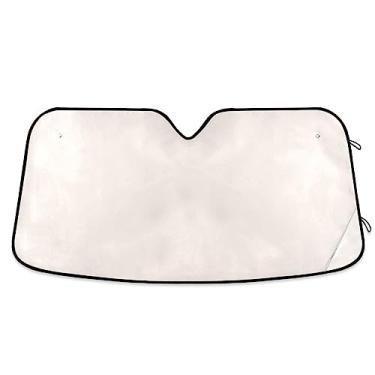 Imagem de Capa solar de concha para janela de carro, protetor solar para para-brisas de carro, proteção UV dobrável para janela de carro, viseira de sol para caminhão, SUV, carro