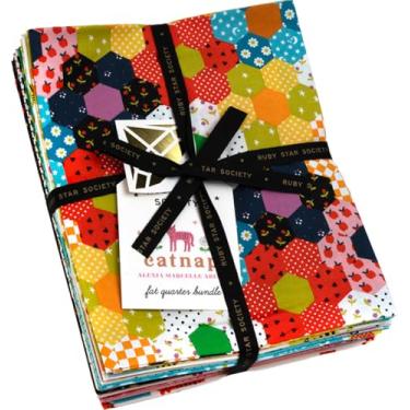 Imagem de Pacote Catnap Fat Quarter (27 peças) por Alexia Marcelle Abegg para Ruby Star Society