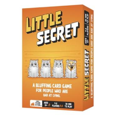 Imagem de Little Secret | Bluffing Board Game for Family and Friends | an Exploding Kittens Card Game Collaboration | Award-Winning Board Game for 4-8 Players