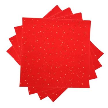 Imagem de MAGICLULU 40 folhas de papel de personagem Fu papel Xuan vermelho DIY folhas de caligrafia para decorações de festa do festival chinês da primavera