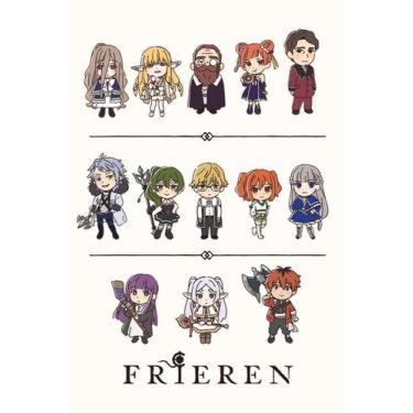 Imagem de Camiseta Frieren Personagens - Piticas, G1, Off white, Unissex