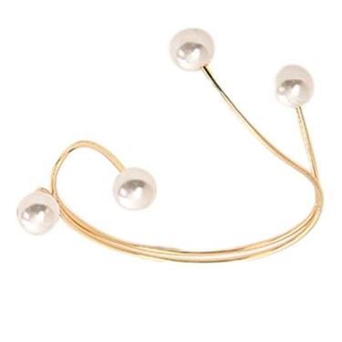 Imagem de Puxadores Para Cortinas Metálicos - Ferragens para Cortinas de Cor Pérola,Suportes para em Metal,para Apartamento, Casa, Hotel, Sala de Estar, Quarto, Portas, Berçário, Escritório, Restaurant