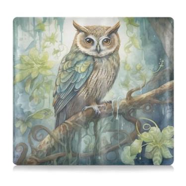 Imagem de CEBUGI Porta-luvas com porta-luvas de coruja para organizador de documentos, 12,5 cm x 24 cm