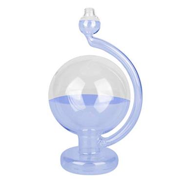 Imagem de GLOGLOW Barômetro de Itens Decorativos de Mesa, Vidro Azul, 5,9 Polegadas, Previsão do Tempo, Peça Central Decorativa da Mesa para Casa, Garrafa de Vidro Nan
