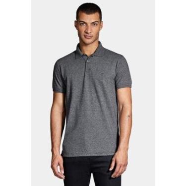 Imagem de Polo Aramis Piquet Gola Jacquard Preto-Masculino