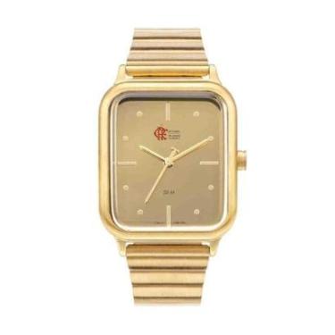 Imagem de Relógio Dourado Feminino Technos Flamengo FLA2036MQQ/1D-Feminino