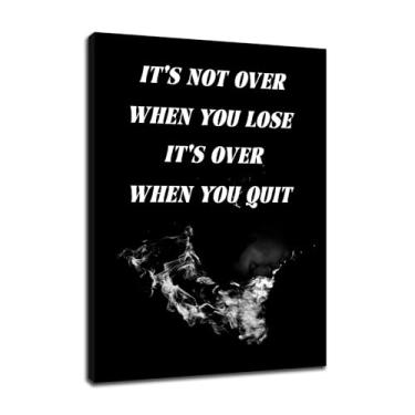 Imagem de Pôster inspirador arte de parede decoração de casa citações inspiradoras de empreendedor impressas em tela imagem positiva pintura arte para quarto de adolescentes sala de aula pronto para pendurar