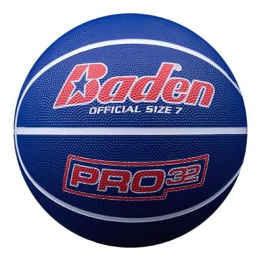 Imagem de Baden | Pro32 | Basquete de borracha durável para uso interno/externo (vermelho/branco/azul, 75 cm)