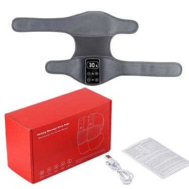 Imagem de Almofada de Massagem para Joelhos com Calor - Joelheira Elétrica Recarregável Com 2 Modos de Calor | 1 Peça De Joelheira Com Aquecimento - Para Mãe, Avô, Avó, Esposa, Marido, Família, Idosos, Homens E