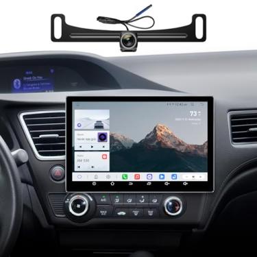 Imagem de Rádio automotivo de 11,5 polegadas para Honda Civic Stereo 2013-2017 (apenas versão dos EUA) com CarPlay sem fio e Android Auto/Android 13/5G WiFi/TouchScreen/FM/AM/4GB RAM + 64GB ROM