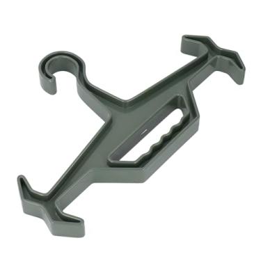 Imagem de ZJchao Cabide Resistente Multiuso Com Rolamento de Alta Carga, Cabide de Roupas Abs para Equipamento Tático, Aplicação de Lei, Exibição de Armadura Corporal (Verde)