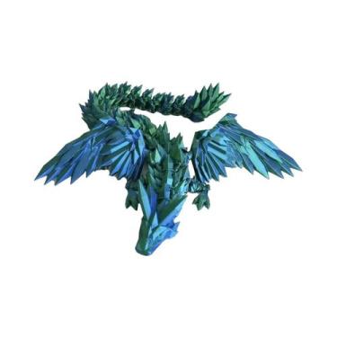 Imagem de Brinquedo Antistress De Asa De Dragão Impresso Em 3D De 14cm, Com Junt