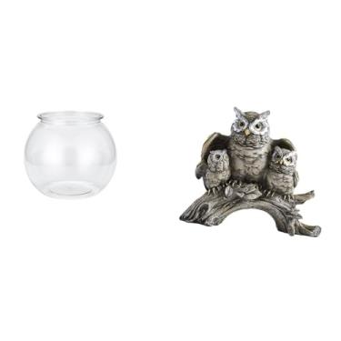 Imagem de Whtkoph Ornamento Transparente para Aquário Pequeno, Vaso, Escultura de Mesa para Escritório, Casa, Sala de Estar, Decoração de Armário.