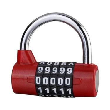 Imagem de Cadeado Digital De Combinação Em Liga De Zinco Para Porta, Motocicleta