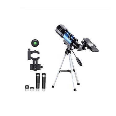 Imagem de Telescópio astronômico de alta definição, com adaptador de telefone de tripé, lua monocular, observação de pássaros, presente adulto para iniciantes em astronomia