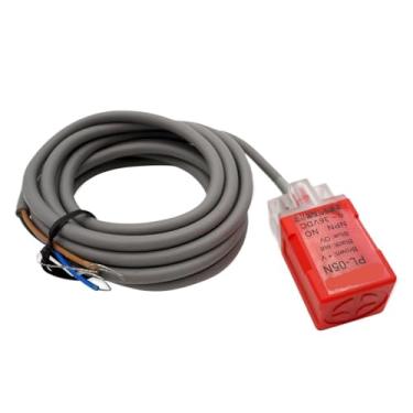 Imagem de 1 peça PL-08N 8 mm sensor NPN NO Cube shell indutivo protetor de tela tipo interruptor de proximidade LP08 sensor de proximidade