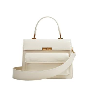 Imagem de ANZOAT Bolsa tiracolo vintage feminina de couro PU nova tendência 2022 moda bolsa clutch pequena preta marrom, 2, One Size