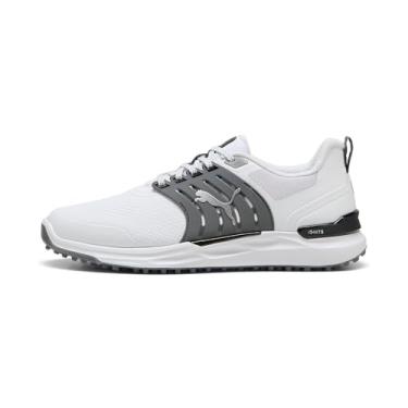 Imagem de PUMA Tênis de golfe masculino Ignite Elevate 2, Puma Branco ardósia Sky-puma preto, 40