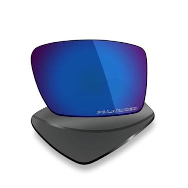 Imagem de Mryok Lentes de reposição ultra polarizadas para óculos de sol Arnette Goemon AN4267, HD Polarized, proteção UV, resistente a impactos e ajuste perfeito - azul pacífico