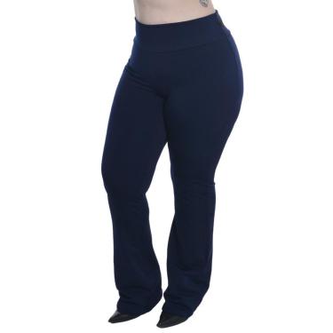 Imagem de CALÇA FLARE FEMININA PELUCIADA PLUS SIZE DICORS-Feminino