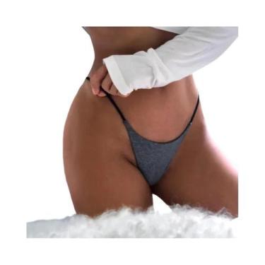 Imagem de Calcinha De Algodão De Cintura Baixa Para Mulheres, Sem Costura, T-bac