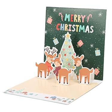 Imagem de Cartão comemorativo 3D, papel decorativo tridimensional com adesivo de envelope para cartão de aniversário, convites de casamento (tipo F)