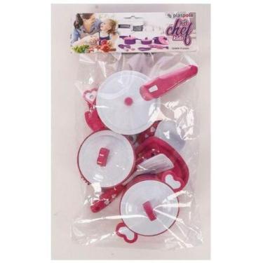 Imagem de Jogo de panelinha Kit Chef Kids  - Plaspolo