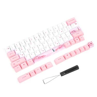 Imagem de Keycaps De Teclado, 73 Pces Teclado Mecânico Sublimação Keycaps Diy Personalizado Colorido Keycaps Duráveis ​​pbt Keycaps Com Extrator De Chave Para Decorar Seu Teclado(Donzela)
