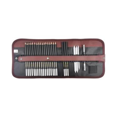 Imagem de Conjunto De Desenho Profissional Com 12/20/25/54/70 Peças, Kit De Lápi