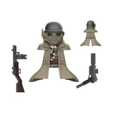 Imagem de Mini Figuras De Ação Para Meninos, Blocos De Montar, Capacete NCR, Arm