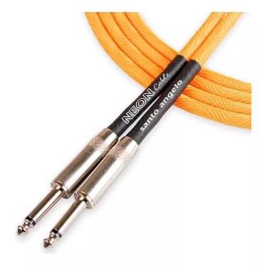 Imagem de Cabo Santo Angelo Neon Orange Para Guitarra P10 4,57M