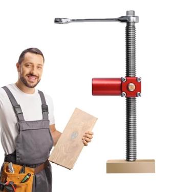 Imagem de Braçadeiras de bancada, ferramenta de liberação rápida ajustável de liga de alumínio, grampos de fixação de serra de mesa, para painel de esquadria de bancada, soldagem, porta, janela, gavetas