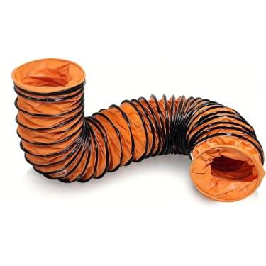 Imagem de Hakazeni Mangueira de duto flexível resistente de 25 cm x 40 cm - para ventilação de secadora, HVAC, barraca de cultivo, exaustão industrial e ventilação de garagem