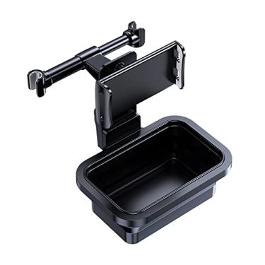Imagem de JNIYHGENS Suporte de encosto de cabeça para carro, assento traseiro, suporte de encosto de cabeça ajustável para tablet de 4,7 a 9,7 polegadas