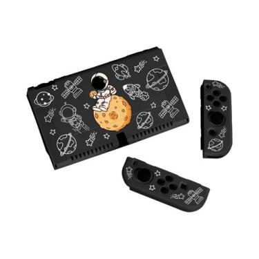 Imagem de Capa Para Nintendo Switch OLED Com Design De Astronauta, Shell Separáv