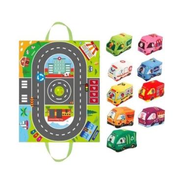 Imagem de Conjunto De Brinquedos De Carro Para Crianças Com Tapete De Brincar, 9