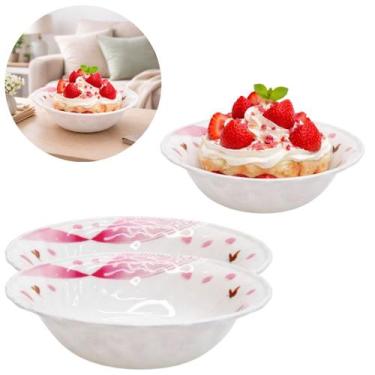 Imagem de 2 Tigelas Melamina 18cm Branca Ideal Restaurante Hotel Buffet - Emilar